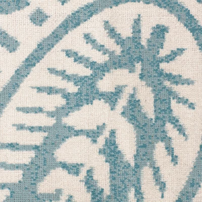 Vintage Medallion Outdoor Rug Turquoise - Opalhouse 4 Vintage Medallion Outdoor Rug Turquoise - Opalhouse - Image 2