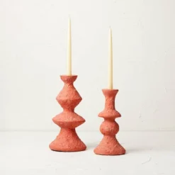 Tall Clay Taper Candle Holder Red - Opalhouse™ Designed With Jungalow™ -Opalhouse Store GUEST 030eda6c 85df 45b9 bbc4 07bae42656d4