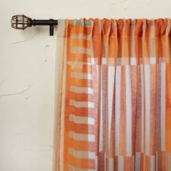 1pc Sheer Ophelia Printed Burnout Window Curtain Panel Orange - Opalhouse™ Designed With Jungalow™ 9 1pc Sheer Ophelia Printed Burnout Window Curtain Panel Orange - Opalhouse™ Designed With Jungalow™ -Opalhouse Store GUEST 154e0bfa b339 41f9 9f40 0461976c9081