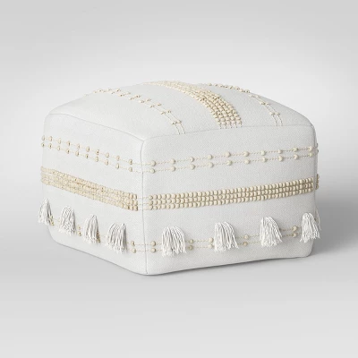 Lory Pouf Textured White - Opalhouse™ 4 Lory Pouf Textured White - Opalhouse™ - Image 2