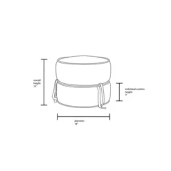 Olivia Round Pouf Rust - Opalhouse™ Designed With Jungalow™ -Opalhouse Store GUEST 2dec2442 055a 49e6 a91f e3a92174e078