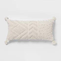Oversize Embroidered Textured Lumbar Throw Pillow - Opalhouse™ -Opalhouse Store GUEST 399aa876 36d6 4b87 961b 9076fb8d1e43