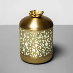 200ml Metal Flower Cutout Color-Changing Oil Diffuser Gold - Opalhouse™ -Opalhouse Store GUEST 44e22fef b752 428e ae3a 4df4cea219ac