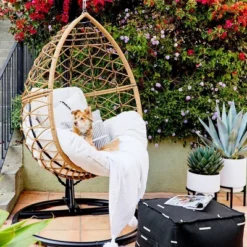 Britanna Patio Hanging Egg Chair - Natural - Opalhouse™ 11 Britanna Patio Hanging Egg Chair - Natural - Opalhouse™ -Opalhouse Store GUEST 4b072736 06c1 4fa1 8662 422f2020ef23