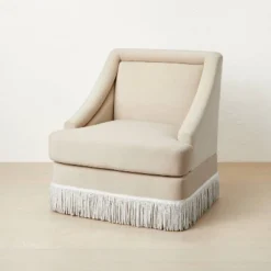 Alberhill Velvet Accent Chair With Fringe - Opalhouse™ Designed With Jungalow™ -Opalhouse Store GUEST 6a2c8665 b5eb 4e71 9163 3f7b29c4d6c7