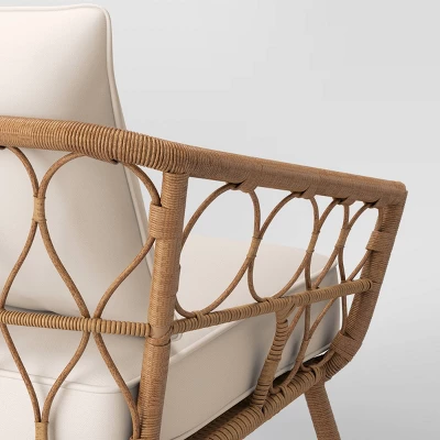 Britanna Patio Loveseat, Outdoor Furniture - Natural - Opalhouse™ 5 Britanna Patio Loveseat, Outdoor Furniture - Natural - Opalhouse™ - Image 4