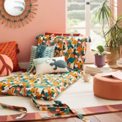 Seasgrass And Bamboo Woven Pedestal Vase - Opalhouse⢠Designed With Jungalowā¢