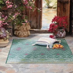 5' X 7' Outdoor Rug Global Aqua - Opalhouse™ 7 5' X 7' Outdoor Rug Global Aqua - Opalhouse™ -Opalhouse Store GUEST 936c44a1 952b 47a4 8745 a9387e952bdc