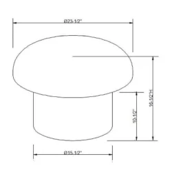Maddalena Mushroom Stool - Opalhouse™ Designed With Jungalow™ -Opalhouse Store GUEST c2878331 038a 4ac5 ad14 266eb978ce44