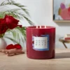 28oz Glass Sandalwood Rose Candle Burgundy - Opalhouse™ -Opalhouse Store GUEST c434c36f 9024 4a6b a515 9b2129a653a9