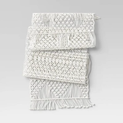 Cotton Macrame Runner White - Opalhouse™ 5 Cotton Macrame Runner White - Opalhouse™ - Image 3