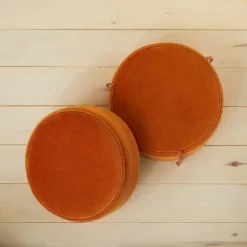 Olivia Round Pouf Rust - Opalhouse™ Designed With Jungalow™ -Opalhouse Store GUEST c9dd8b4f 6724 4b6d b4cd 58d229a78600