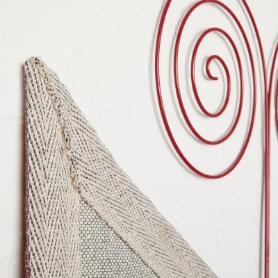 24" X 24" Oversized Woven Butterfly Decorative Wall Sculpture Brown - Opalhouse™ Designed With Jungalow™ 5 24" X 24" Oversized Woven Butterfly Decorative Wall Sculpture Brown - Opalhouse™ Designed With Jungalow™ - Image 3