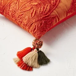 14"x20" Oblong Embroidered Leaf Pattern Accent Pillow Rust - Opalhouse™ Designed With Jungalow™ 7 14"x20" Oblong Embroidered Leaf Pattern Accent Pillow Rust - Opalhouse™ Designed With Jungalow™ -Opalhouse Store GUEST d63fc097 241b 42e6 a759 c0f0cd01ee03