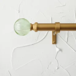 Faux Jade Ball Curtain Rod Brass - Opalhouse™ Designed With Jungalow™ -Opalhouse Store GUEST d7507ef0 fa5a 4b13 920f 0c72746f2e61