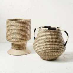 Seasgrass And Bamboo Woven Pedestal Vase - Opalhouse™ Designed With Jungalow™ 7 Seasgrass And Bamboo Woven Pedestal Vase - Opalhouse™ Designed With Jungalow™ -Opalhouse Store GUEST f40310db 34b9 40f3 aeb2 f7887abcfcc9