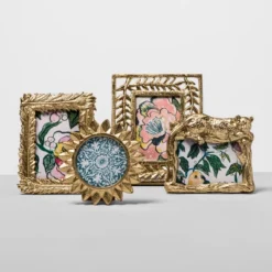 4" X 4" Cast Sunburst Frame Gold - Opalhouse™ 7 4" X 4" Cast Sunburst Frame Gold - Opalhouse™ -Opalhouse Store GUEST fd37b239 5c24 4dd7 9ffd e03c865a7260