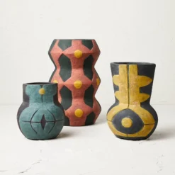 Small Geo Pattern Vase Yellow - Opalhouse™ Designed With Jungalow™ -Opalhouse Store GUEST ffdfb76e 4af7 4a2f bf54 eb82c22ddd07